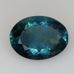 6.31ct Fluorite ovale taillée 13x10mm