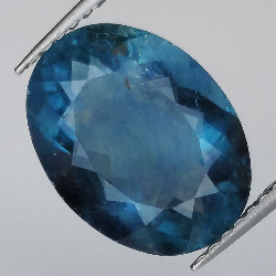 5.15ct  Fluorita corte oval 12x9mm