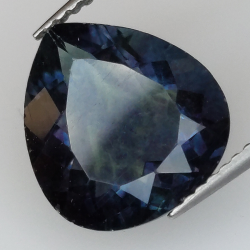 5.66ct Fluorite pear cut 12x11mm