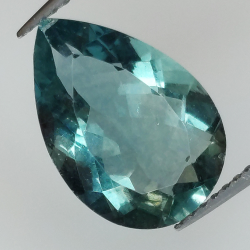 4.21ct Fluorite taille poire 13X9mm