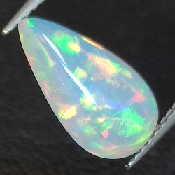 Äthiopischer (Wello) Opal im Birnenschliff 12.38 x 7.60 mm 1.43ct