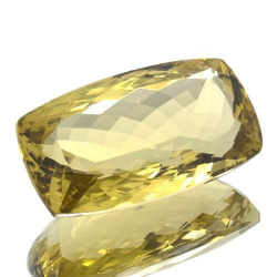 45.96ct. Lemon Quartz Cushion Cut