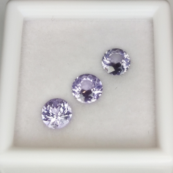 Spinel round size 4.65 a 5.02 mm 1.46 ct