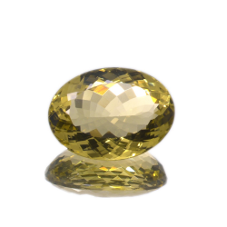 30,38ct. Quartz au Citron Taille Ovale