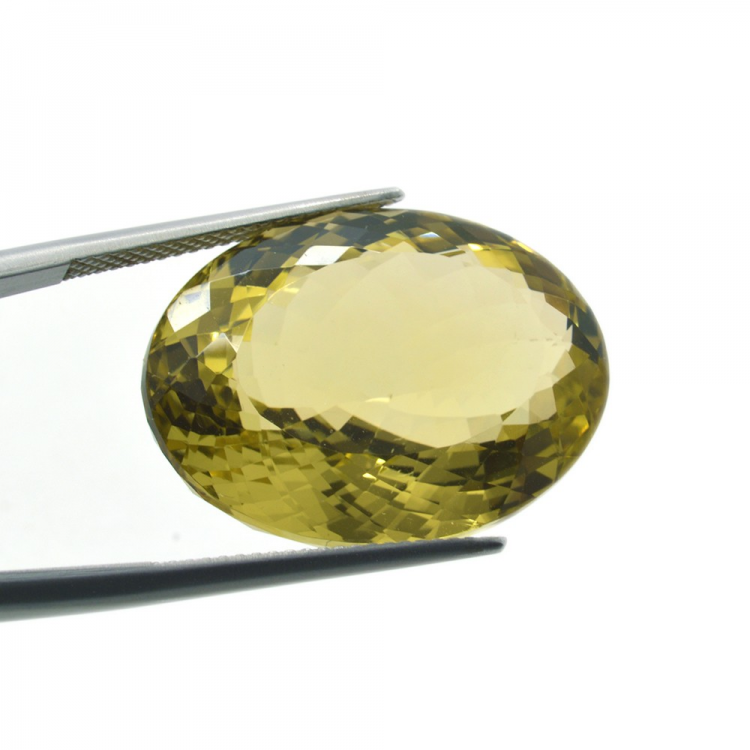 30,38ct. Quarzo Limone In faccettato Ovale