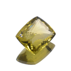 64,88ct. Lemon Quartz Cushion Cut