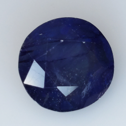 16,80ct Saphir bleu taille ovale 20,13x19,48mm