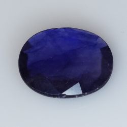 16,50 ct blauer Saphir im Ovalschliff, 21,26 x 18,94 mm