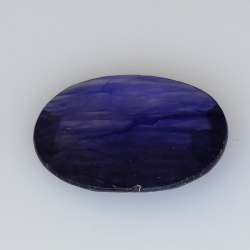 16,50 ct blauer Saphir im Ovalschliff, 21,26 x 18,94 mm