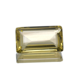 22,02ct Quartz au Citron Taille Émeraude