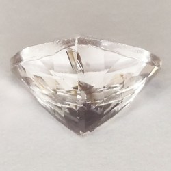 2.93 ct Morganite coupe trilliante 4.85x4.91mm