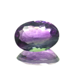 16,75 ct. Fluorite in Faccettato Ovale