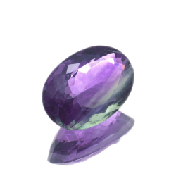 16,75 ct. Fluorite in Faccettato Ovale