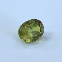 0.90ct Demantoid oval cut 6.12x4.49mm