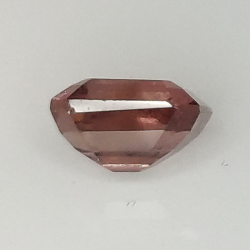 0.81ct Zafiro Padparascha talla esmeralda 5,39x4,15mm