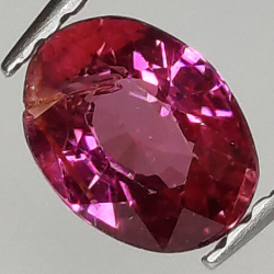 0.78ct Pink Sapphire oval cut 6.36 x 4.73mm