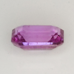 0.70ct Pink Sapphire Emerald Cut 5.74x4.15MM