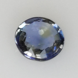 0,52 ct Saphir bleu taille ronde 4,86x2,18 mm