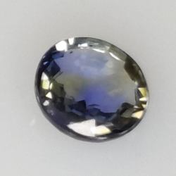 0,52 ct Saphir bleu taille ronde 4,86x2,18 mm