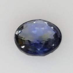 0,52 ct Saphir bleu taille ronde 4,86x2,18 mm