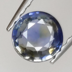 0,52 ct Saphir bleu taille ronde 4,86x2,18 mm