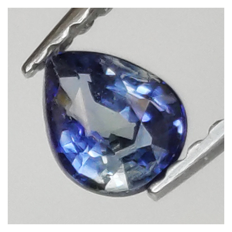 0.44ct Pear-cut blue sapphire 4x3.24mm