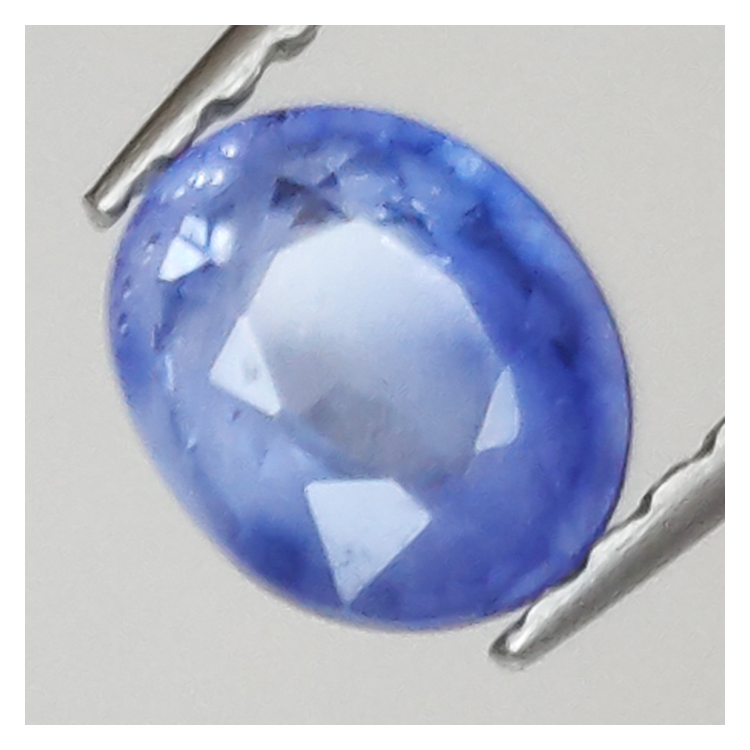 Zaffiro blu da 0,62 ct taglio ovale 4,84x3,94 mm