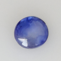 0,62 ct Saphir bleu taille ovale 4,84x3,94 mm