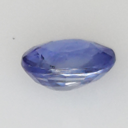 0,62 ct Saphir bleu taille ovale 4,84x3,94 mm