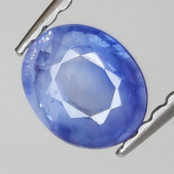 0,62 ct Blauer Saphir im Ovalschliff 4,84 x 3,94 mm