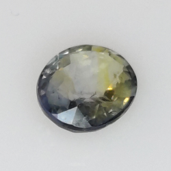 0,85 ct blauer Saphir im Ovalschliff, 5,69 x 5,05 mm