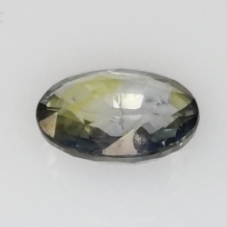 0,85 ct blauer Saphir im Ovalschliff, 5,69 x 5,05 mm