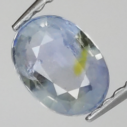 0,74 ct Blauer Saphir im Ovalschliff 5,68 x 4,49 mm