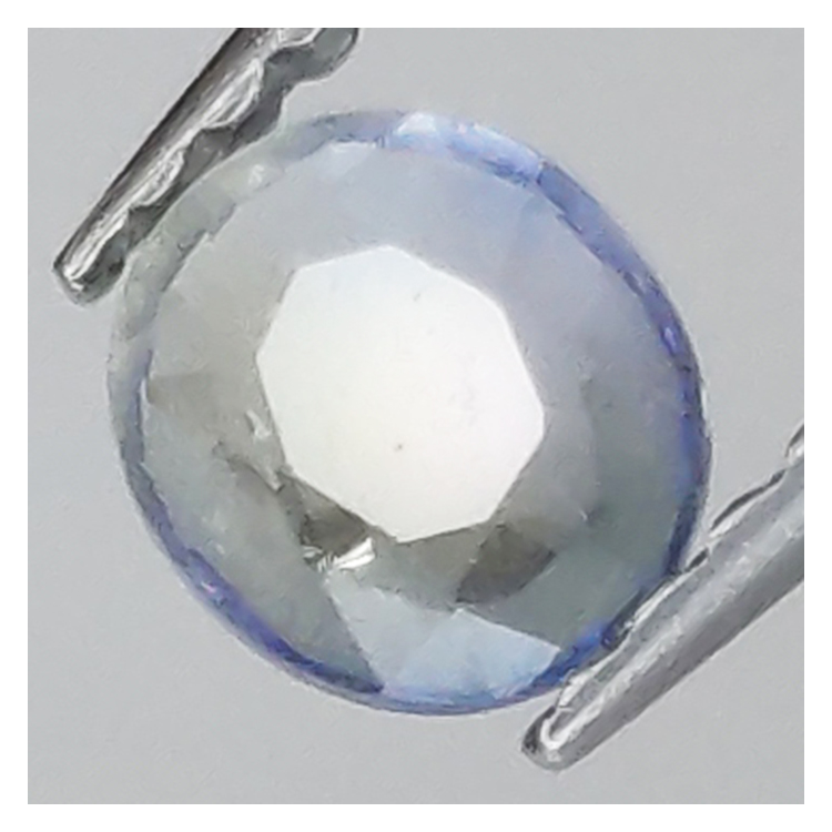 0.39ct Blue sapphire oval cut 4.95x4.34mm