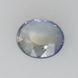 0.39ct Zafiro azul talla oval 4,95x4,34mm