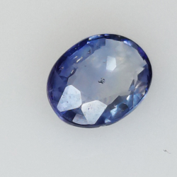 0,87 ct Blauer Saphir im Ovalschliff 6,38 x 4,91 mm