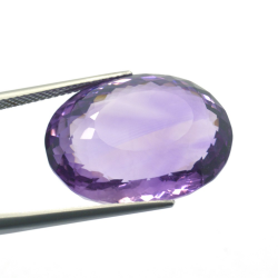 28.67ct Amethyst Oval Cut 22.60x17.47mm