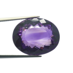 28.04 ct. Amethyst Oval Cut 20.83x16.54mm