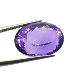 30.02ct Amethyst Oval Cut 20.31x17.97mm