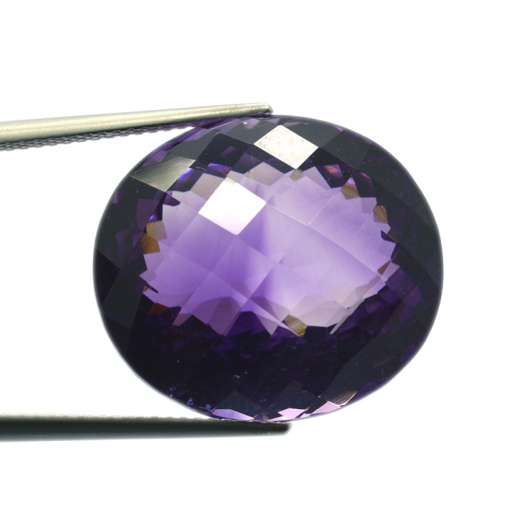 29.19ct Amethyst Oval Cut 20.79x17.10mm