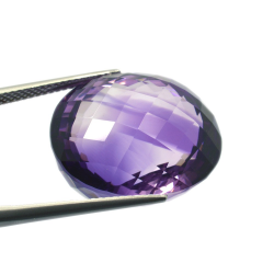 32.63ct Amethyst Oval Cut 20.75x18.43mm