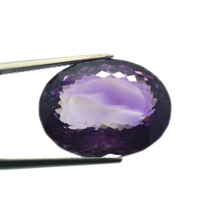 32.63ct Amethyst Oval Cut 20.75x18.43mm