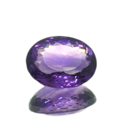 33,96 ct Améthyste Taille Ovale 20,59x18,30 mm