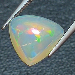 1.87 ct Trilliant cut opal 9.99 x 10.16 mm