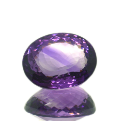 25,14 ct Amethyst im Ovalschliff 21,76 x 17,29 mm