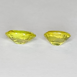 Chrysobéryl taille ovale 0.73ct