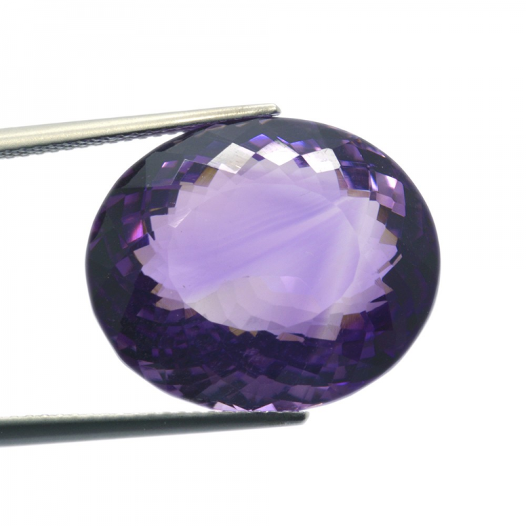 25,14 ct Amethyst im Ovalschliff 21,76 x 17,29 mm