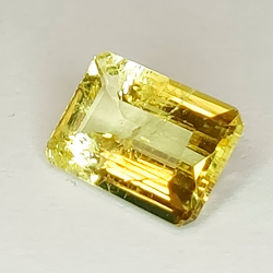 Taille émeraude Héliodore 2,50 ct