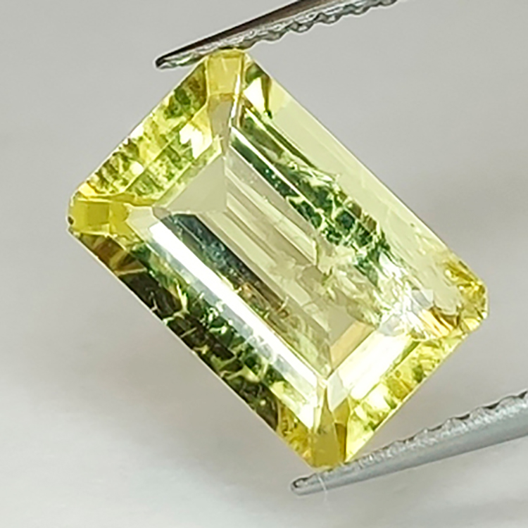 2.50ct Heliodorus Emerald Cut