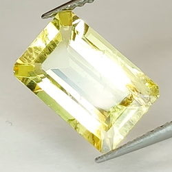 Taille émeraude Héliodore 2,50 ct